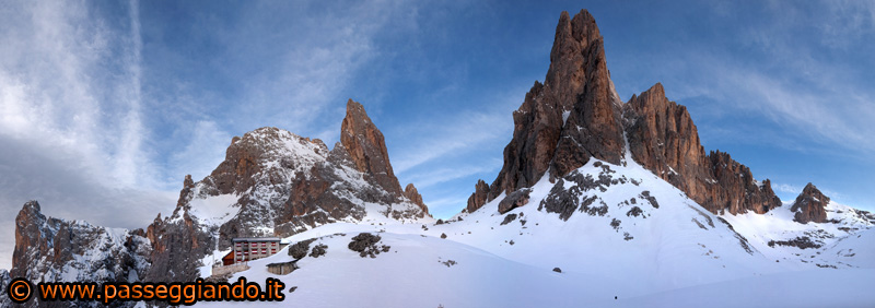 Panoramica sul rifugio Pradidali